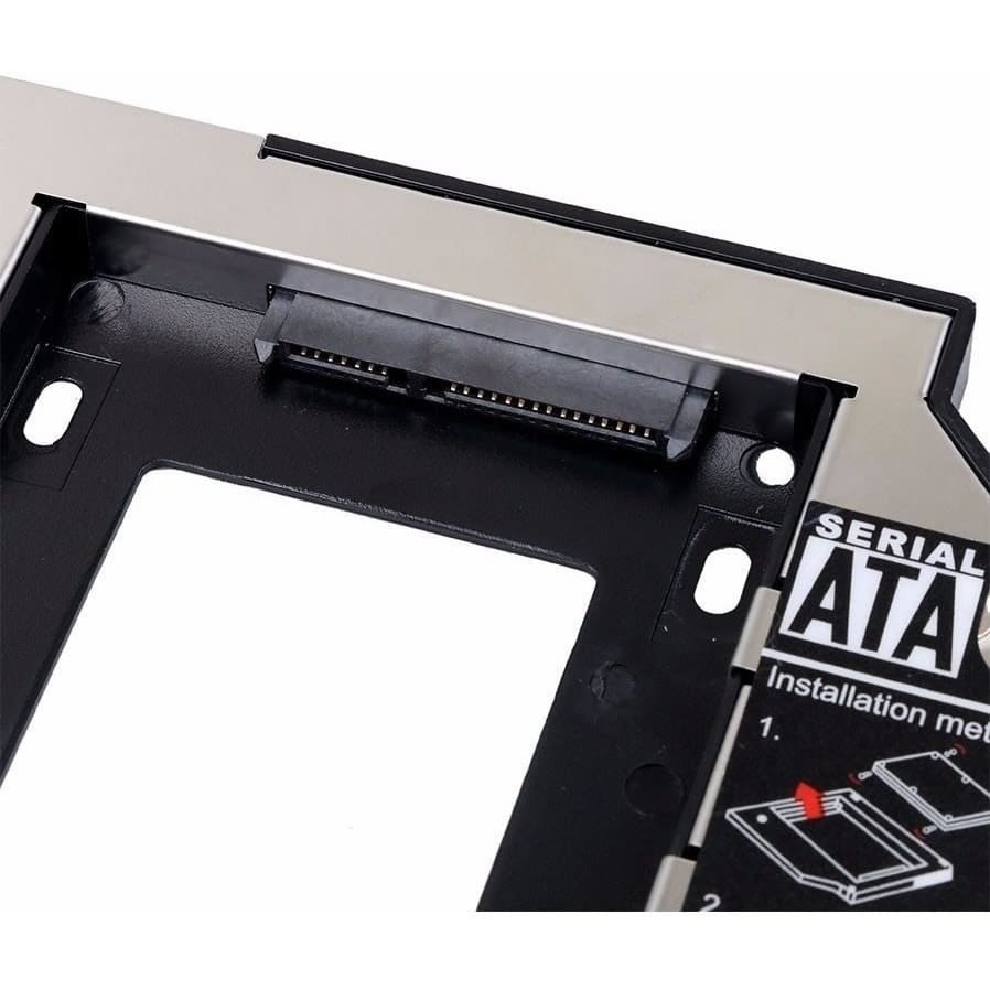 Caddy Adaptador Disco Duro Sata Ssd Hdd Tamaño 9.5"- 12.7"