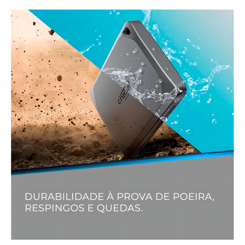 Disco solido Externo CRUCIAL X9 PRO 2TB 1050 MB/S