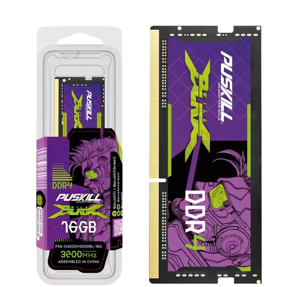Memoria RAM PUSKILL DDR4 16GB 2666 Mhz Portátil