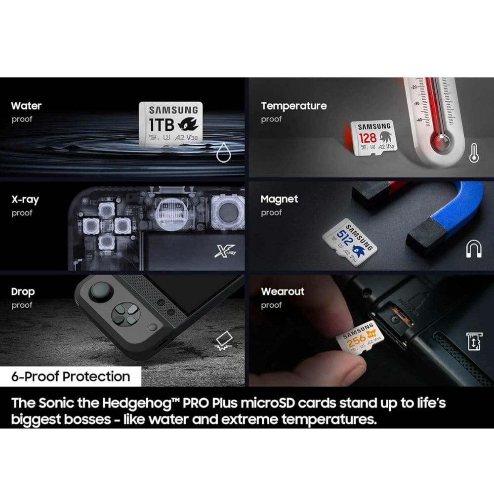 Memoria MicroSD Samsung 512GB PRO PLUS 180Mbs SONIC