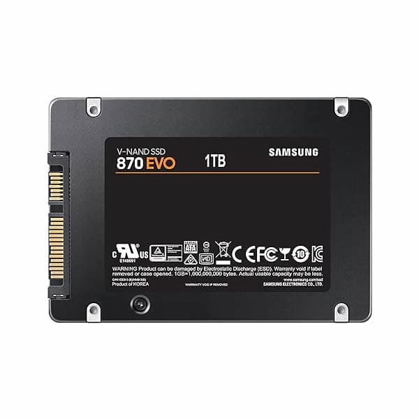 Disco Solido SSD Samsung 870 EVO de 1TB SATA III Interno