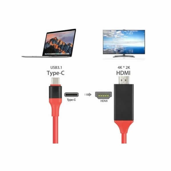 Cable Adaptador Usb Tipo C A Hdmi Original 4k