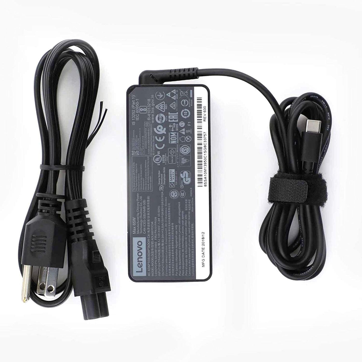 Cargador Portatil Lenovo Thinkpad Usb Tipo C 65W