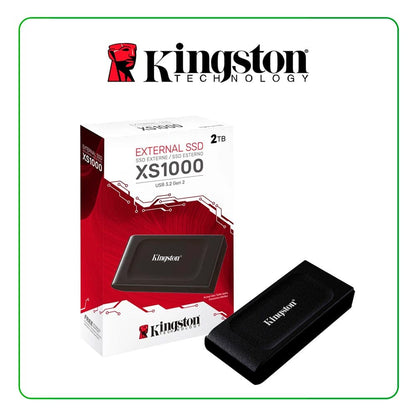 Disco Solido Externo 2TB Kingston XS1000 USB 3.2 Gen 2