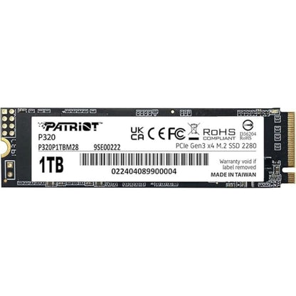Disco Ssd PATRIOT P320 1tb Nvme Pcie Gen 3x4 M.2 2280
