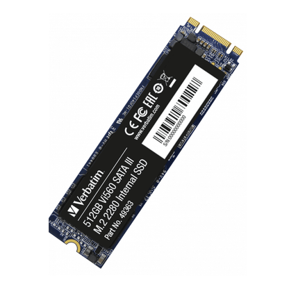 Disco Interno VERBATIM Vi560 S3 M.2 SATA 2280 512GB