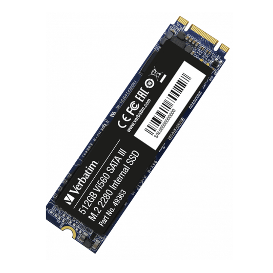 Disco Interno VERBATIM Vi560 S3 M.2 SATA 2280 512GB