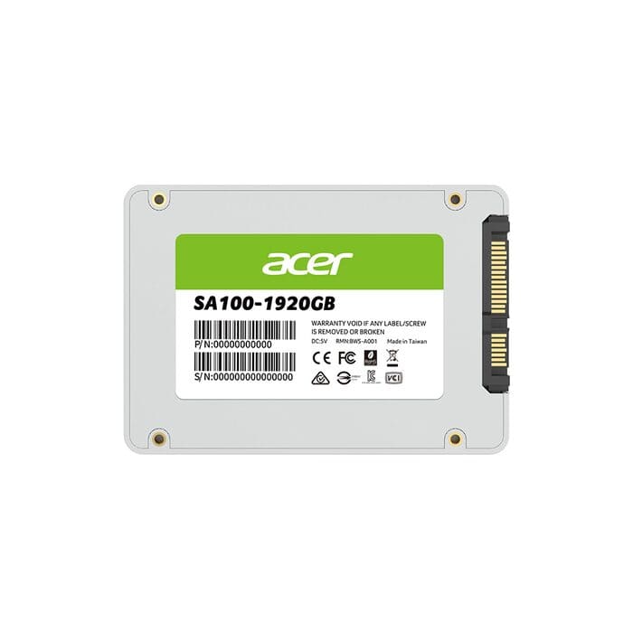 Disco solido SSD ACER SA100 1.92 TB SATAIII 2.5"