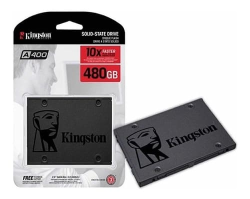 Disco SSD Kingston de 480GB + Caja Externa USB 3.0 Transparente