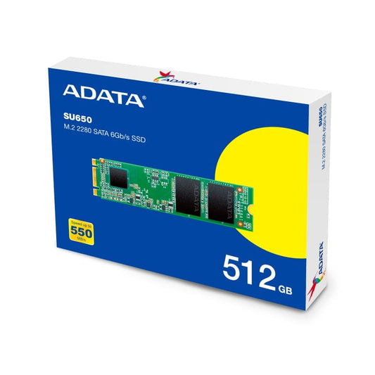 Disco Solido ADATA SU650 M.2 SATA 512GB 6Gb/s