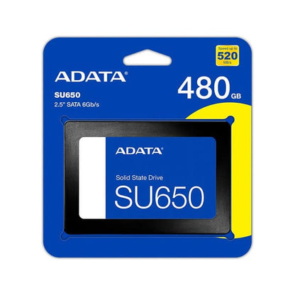 Disco Sólido Ssd Interno Adata Su650 480gb Sata 6gb/s