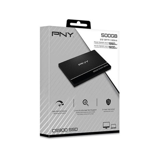 Disco Sólido Interno PNY 500GB 2.5" SATA 6Gb/s