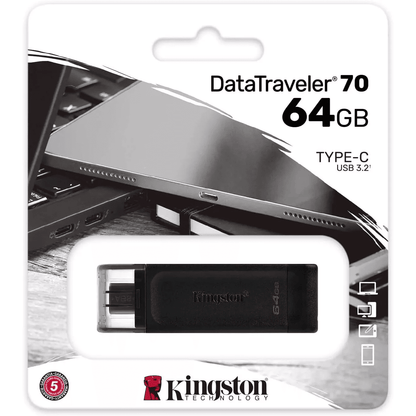 Memoria USB Kingston DataTraveler 70 DT70 64GB 3.2