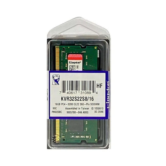 Memoria RAM Kingston DDR4 de 16GB 3200 mhz Portátil