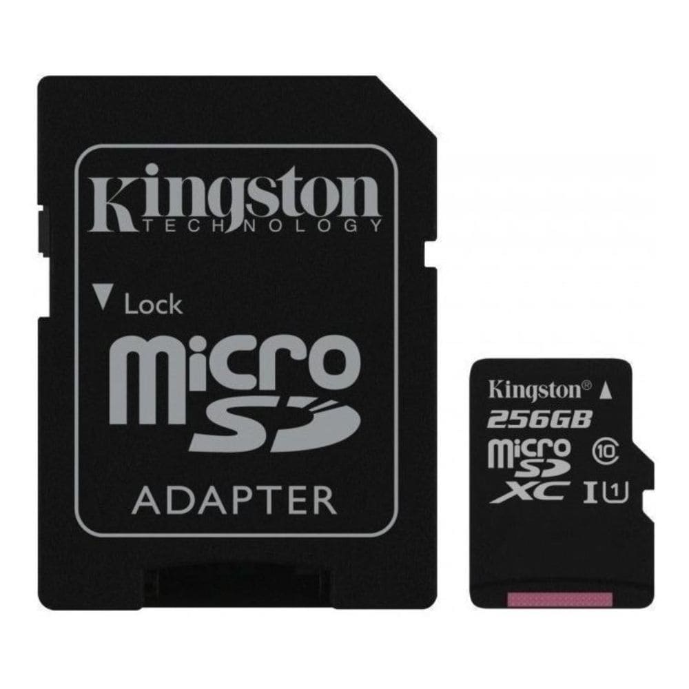 Memoria MicroSD Kingston 256GB Canvas Select Plus 100MBS