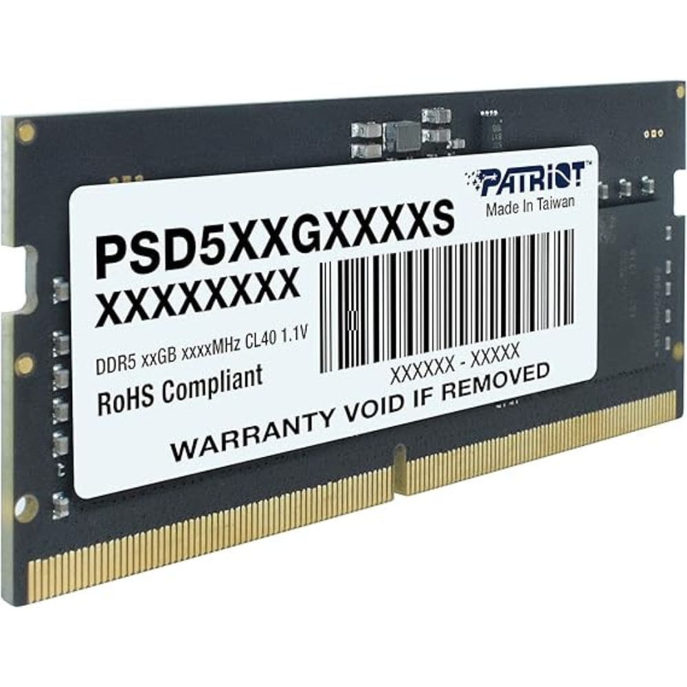 Memoria RAM Patriot DDR5 de 16GB 4800MHZ Portatil