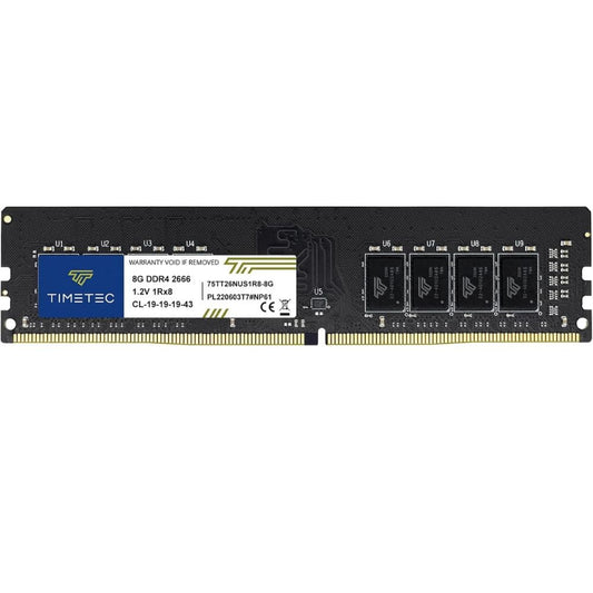 Memoria RAM TIMETEC DDR4 de 8GB 2666Mhz PC