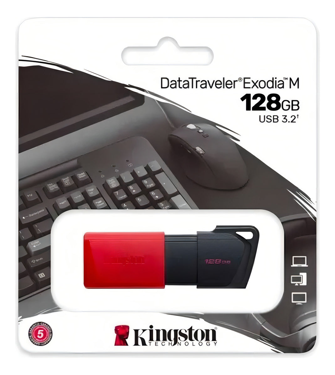Memoria USB 3.2 Kingston 128gb Exodia M