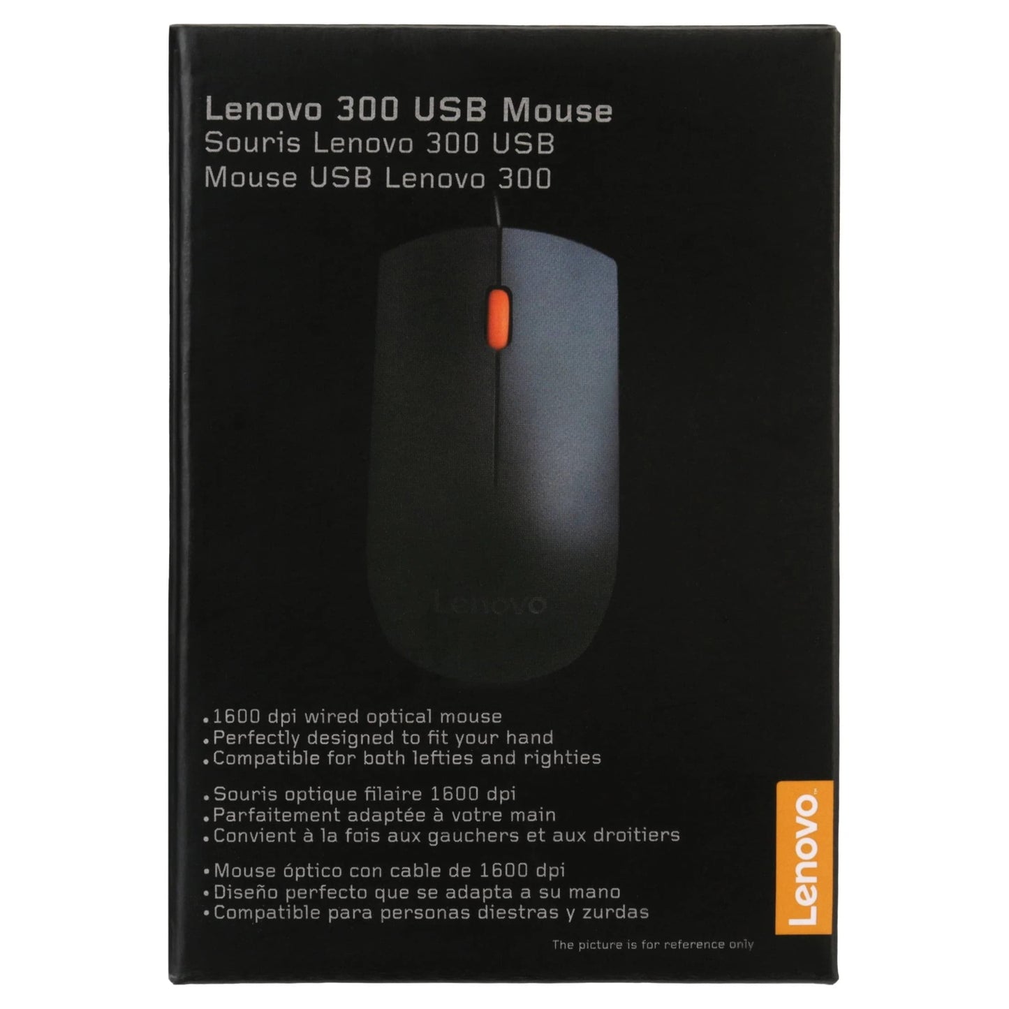 Mouse óptico Lenovo 300 USB Alámbrico