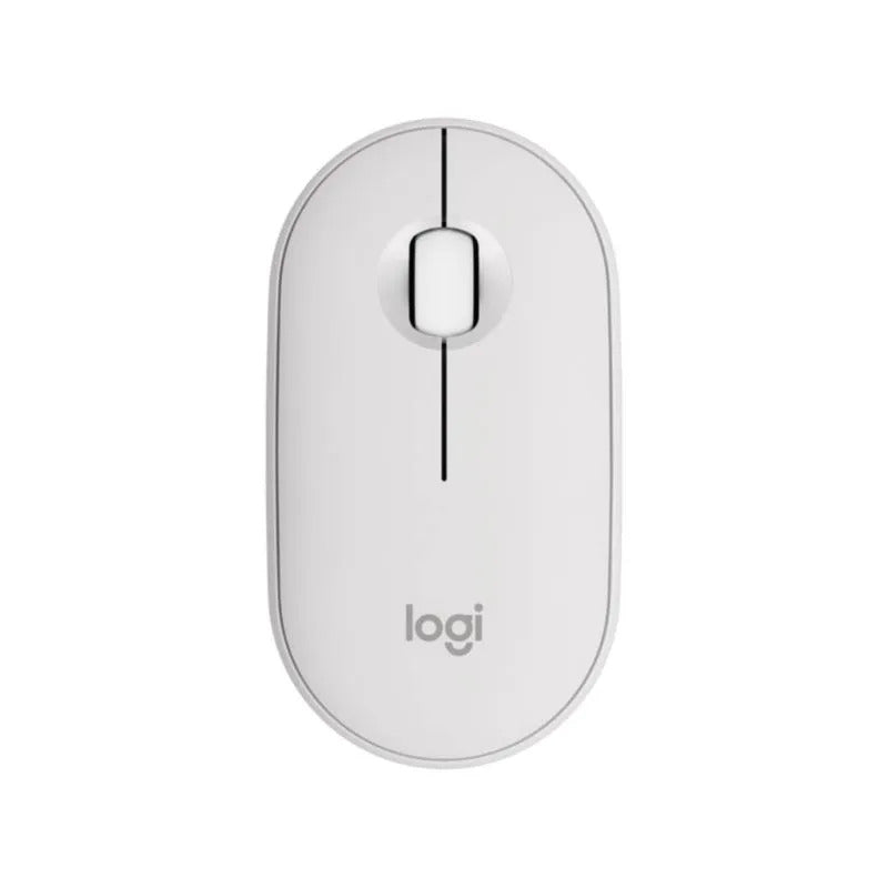 Mouse Logitech PEBBLE M350 Inalámbrico  Bluetooth Blanco