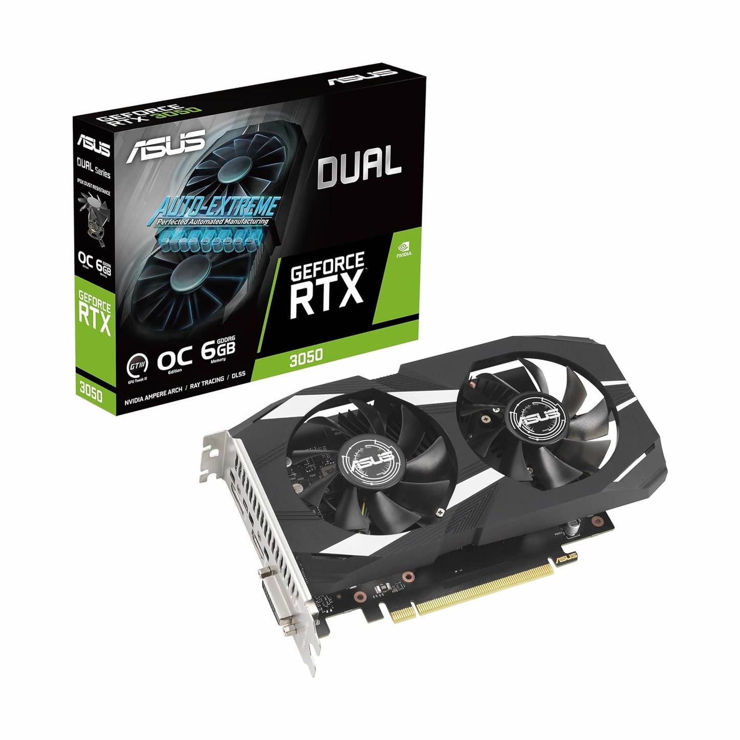 Tarjeta de Video ASUS GeForce RTX 3050 6GB PCIe 4.0