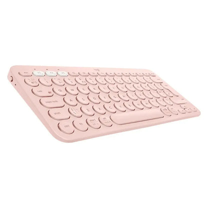 Teclado Logitech Inalámbrico Bluetooth K380 Rosa