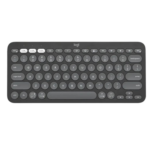 Teclado Logitech Inalámbrico Pebble Keys K380S Negro Español