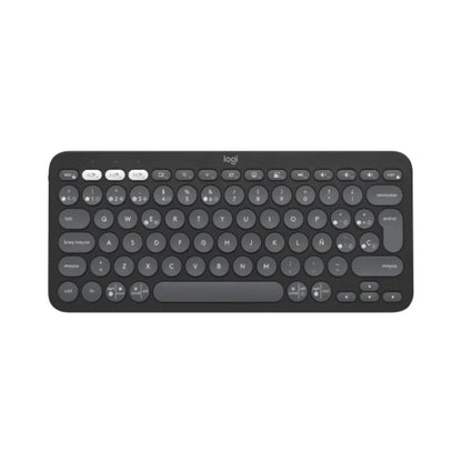 Teclado Logitech Inalámbrico Pebble Keys K380S Negro Español