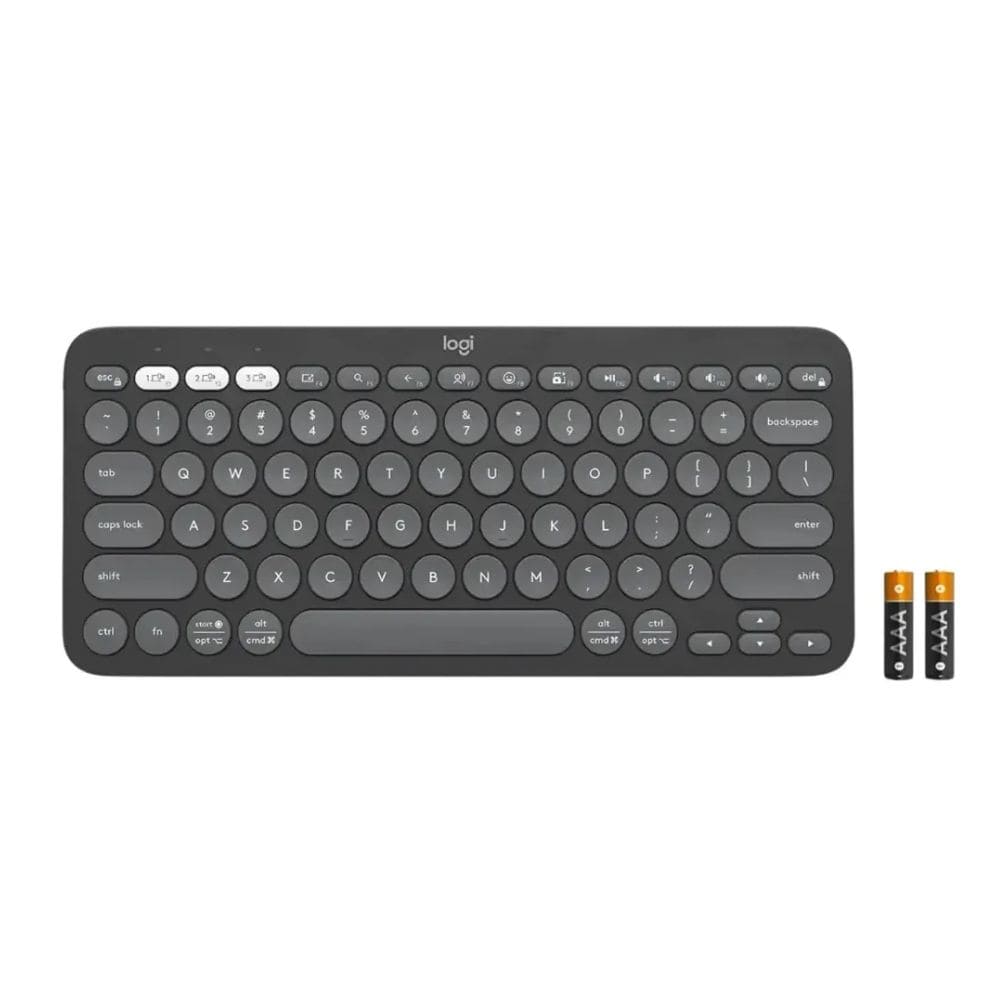 Teclado Logitech Inalámbrico Pebble Keys K380S Negro Español