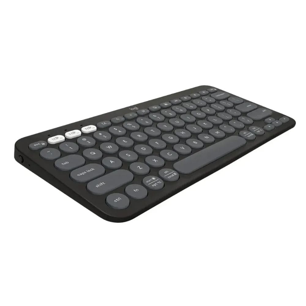 Teclado Logitech Inalámbrico Pebble Keys K380S Negro Español