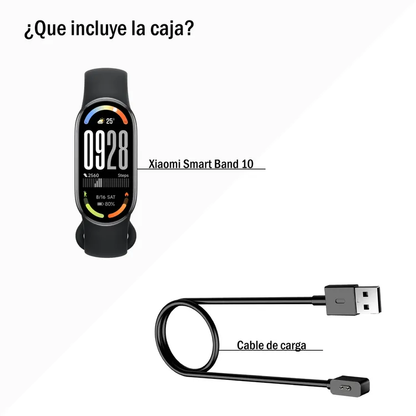 Banda XIAOMI Smart Band 10 Negro Pulsera Inteligente