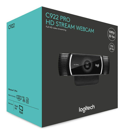 Camara Web Full Hd Logitech C922 PRO Stream 1080p HD 60fps