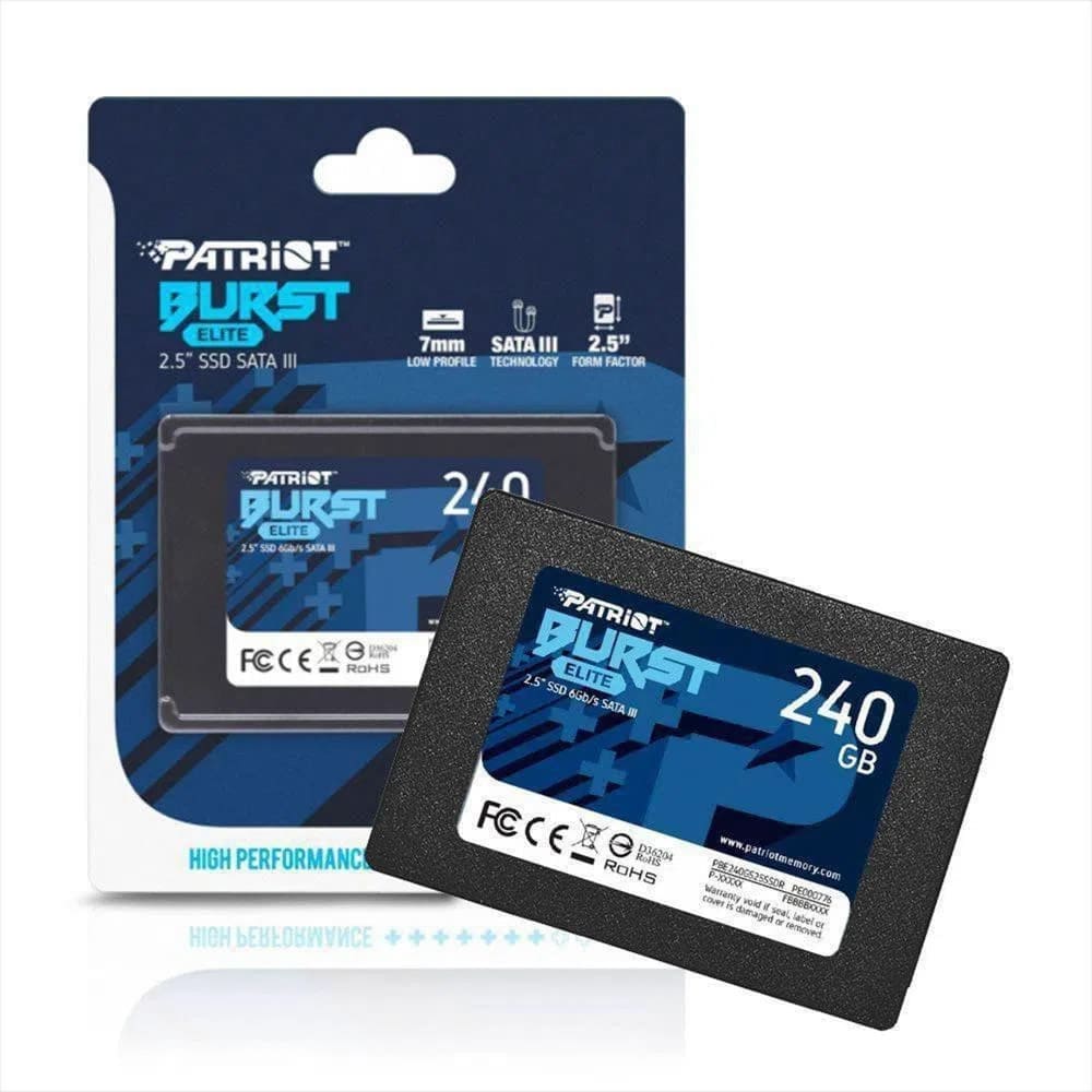 Disco duro solido Patriot 240gb SATA III de 2.5" - Disco duro y memorias