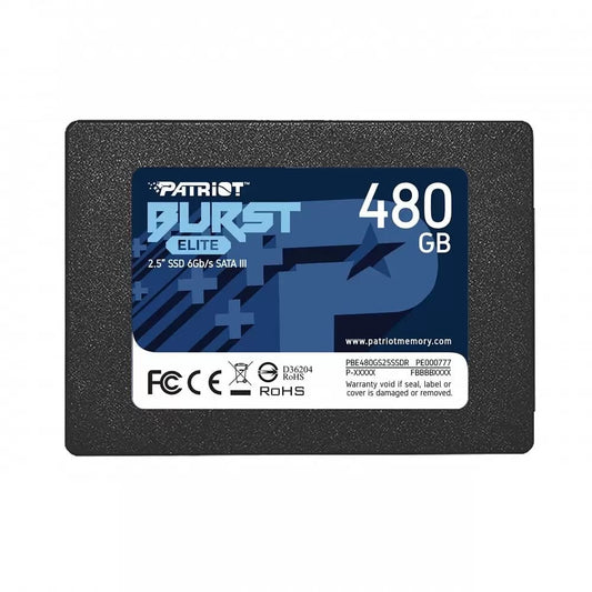 Disco solido SSD Patriot de 480GB SATA III 2.5"