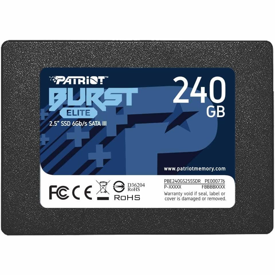 Disco duro solido Patriot 240gb SATA III de 2.5" - Disco duro y memorias