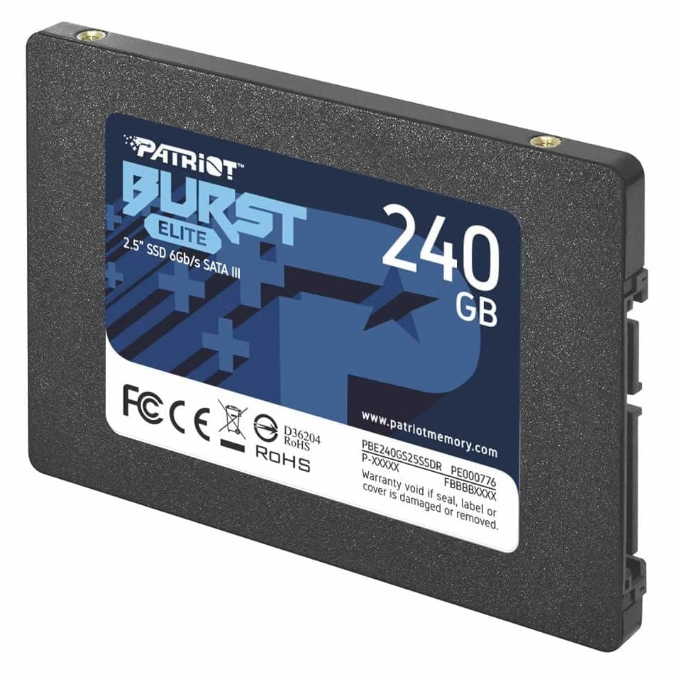 Disco duro solido Patriot 240gb SATA III de 2.5" - Disco duro y memorias