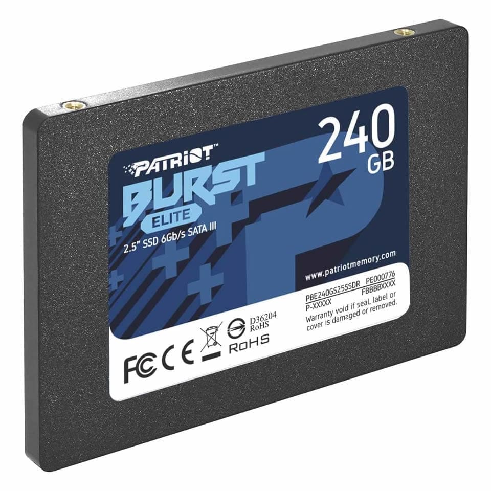 Disco duro solido Patriot 240gb SATA III de 2.5" - Disco duro y memorias