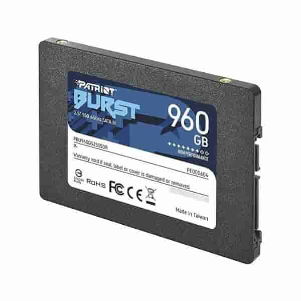 Disco solido Patriot Burst Elite SATA III 960GB SSD 2.5" - Disco duro y memorias