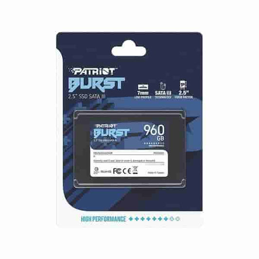 Disco solido Patriot Burst Elite SATA III 960GB SSD 2.5" - Disco duro y memorias