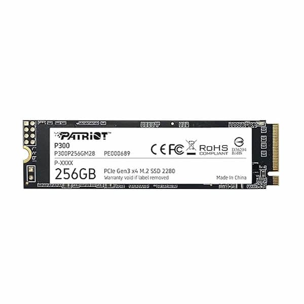 Disco Solido Ssd Patriot P300 256gb M.2 Pcle Gen 3x4 Nvme