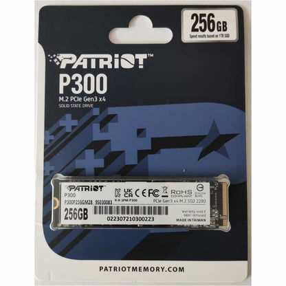 Disco Solido Ssd Patriot P300 256gb M.2 Pcle Gen 3x4 Nvme