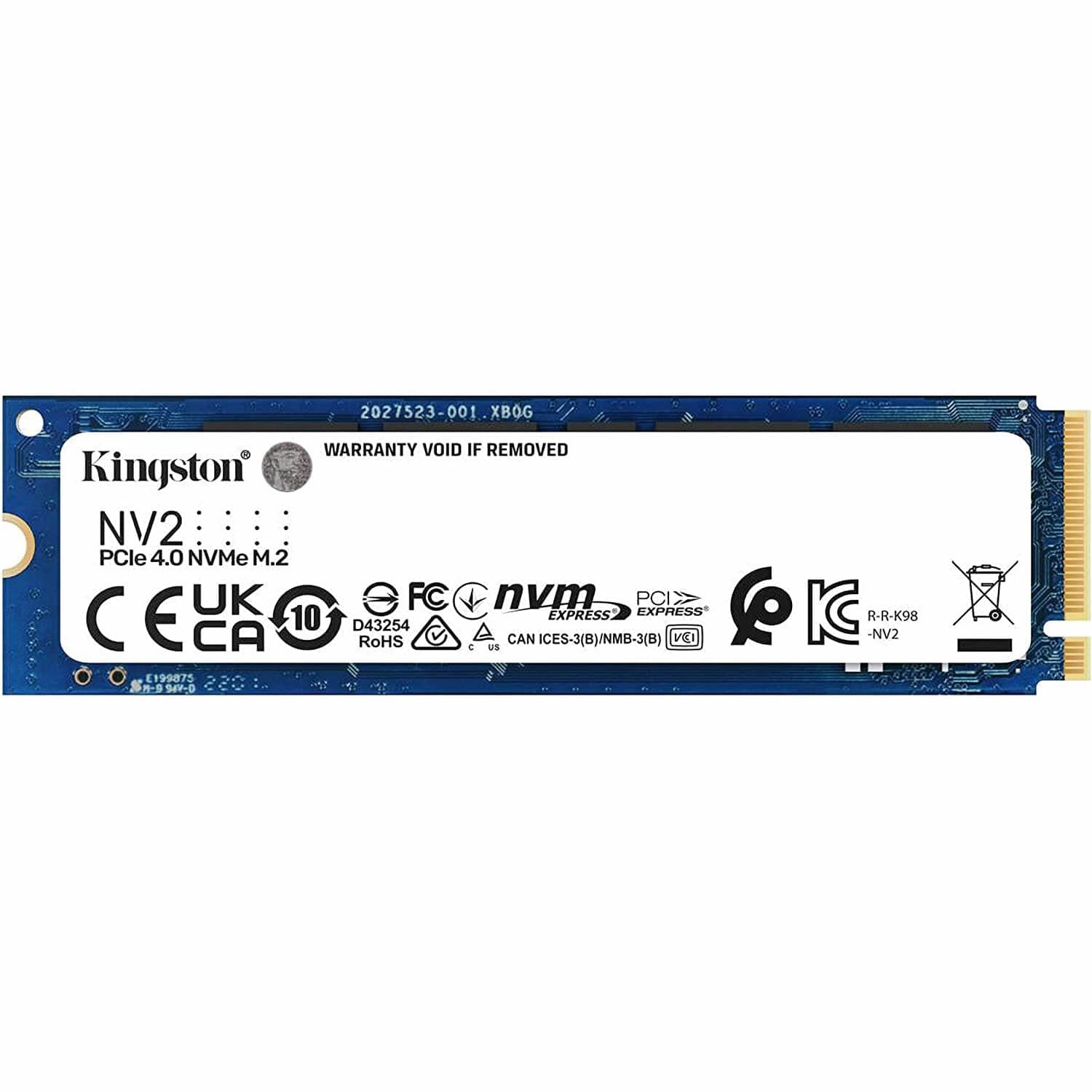 Unidad Solida Kingston Nv2 Nvme PCIe 1TB M.2 - Disco duro y memorias