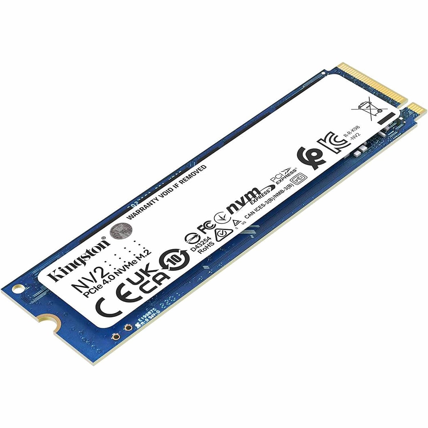 Unidad Solida Kingston Nv2 Nvme PCIe 1TB M.2 - Disco duro y memorias