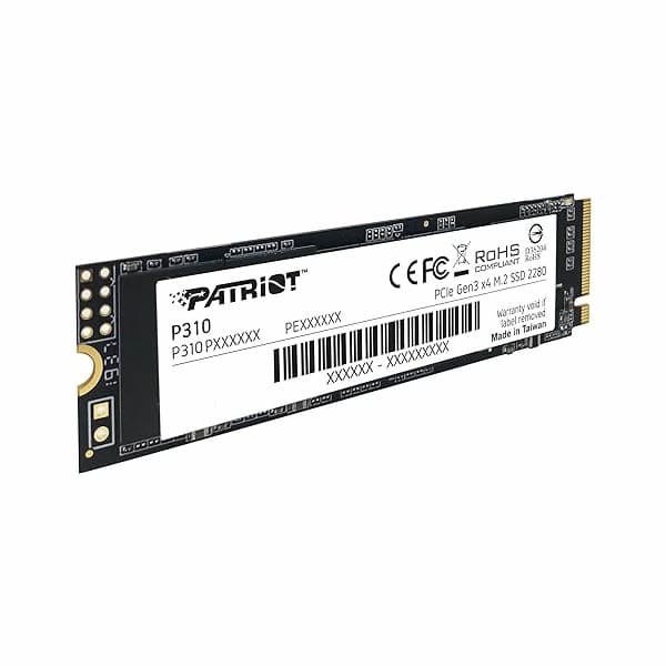 Disco solido SSD Patriot P310 480gb M.2 PCIe Gen 3X4