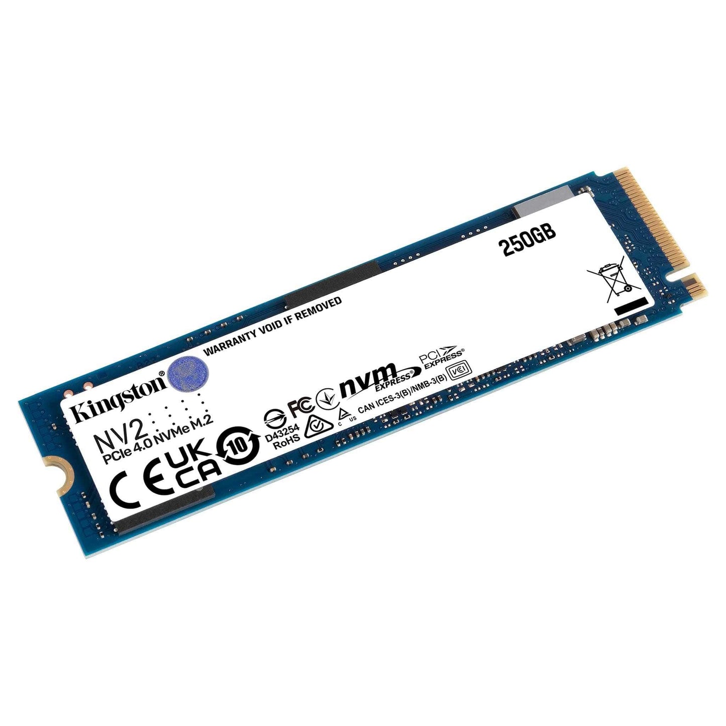 Disco Sólido SSD Kingston NV2 250Gb NVMe M.2