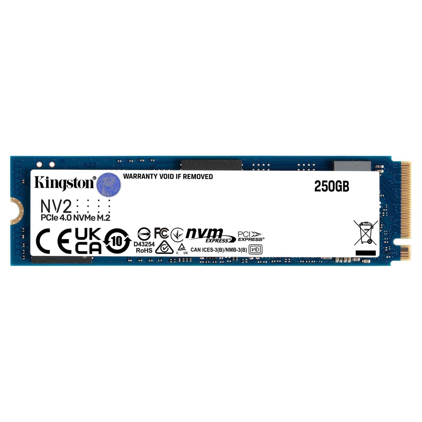 Disco Sólido SSD Kingston NV2 250Gb NVMe M.2