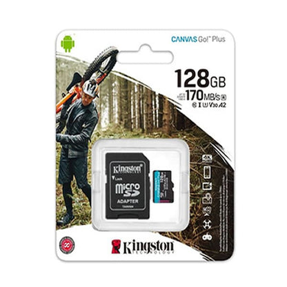 Memoria Microsd Kingston 128gb Canva Go plus 170mb/s