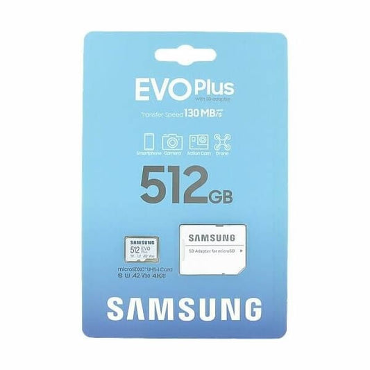 Samsung Micro Sd 512 gb Evo Plus con Adaptador 4k