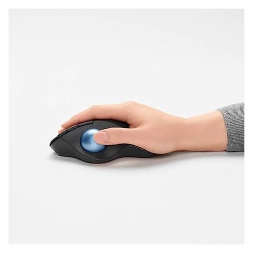 Mouse Inalámbrico Logitech Trackball Ergo M575 Negro