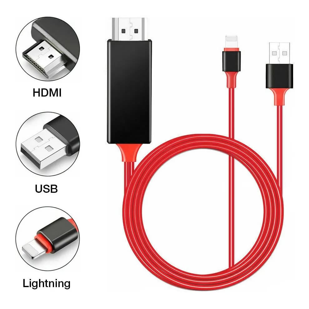 Cable Lightning Hdtv - Disco duro y memorias